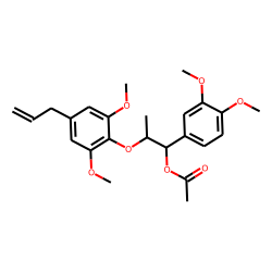 (1S,2R)-2-(4-Allyl-2,6-dimethoxyphenoxy)-1-(3,4-dimethoxyphenyl)propyl acetate