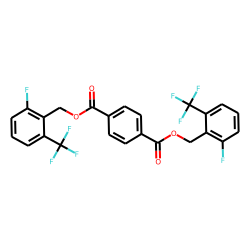 Terephthalic acid, di(2-fluoro-6-(trifluoromethyl)benzyl) ester
