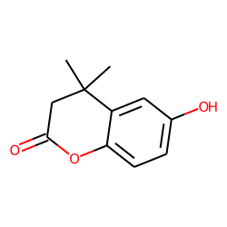 3,4-Dihydrocoumarin, 4,4-dimethyl-6-hydroxy-