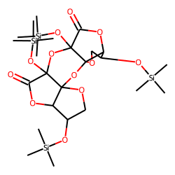 Dehydroascorbic acid, dimer, TMS