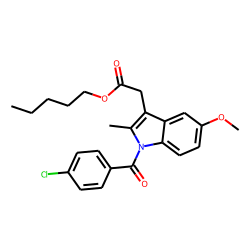 Indomethacin, pentyl ester