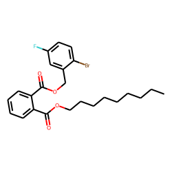 Phthalic acid, 2-bromo-5-fluorobenzyl nonyl ester