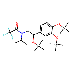 Isoprenaline, N-TFA-O-TMS