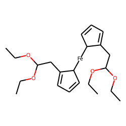 1,1'-Bis(beta,beta-diethoxyethyl) ferrocene