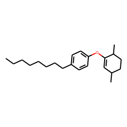 4-(Octylphenyl-3,6-dimethyl-1-cyclohexenyl ether
