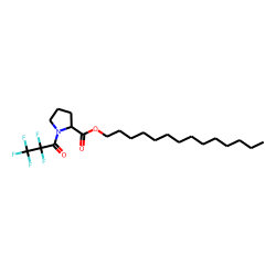 l-Proline, n-pentafluoropropionyl-, tetradecyl ester
