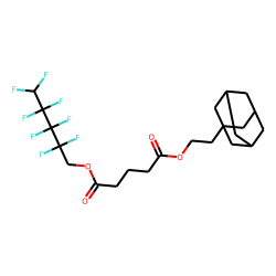 Glutaric acid, 2-(adamant-1-yl)ethyl 2,2,3,3,4,4,5,5-octafluoropentyl ester