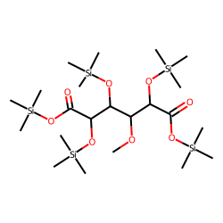 3-O-Methylgularic acid, TMS