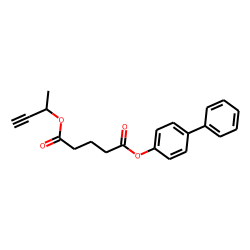 Glutaric acid, but-3-yn-2-yl 4-biphenyl ester