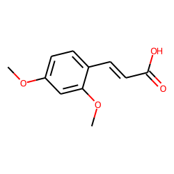 2-Propenoic acid, 3-(2,4-dimethoxyphenyl)-, (E)-