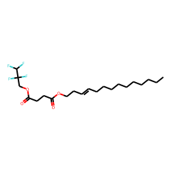 Succinic acid, 2,2,3,3-tetrafluoropropyl tetradec-3-en-1-yl ester