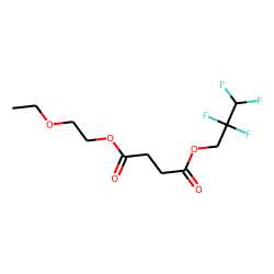 Succinic acid, 2,2,3,3-tetrafluoropropyl 2-ethoxyethyl ester