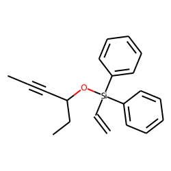 3-Diphenylethenylsilyloxyhex-4-yne