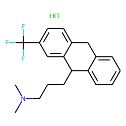 9,10-Dihydro-n,n-dimethyl-2-trifluoromethyl-9-anthracenepropylamine, hydrochloride