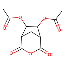 3-Oxabicyclo[3.2.1.]octane-2,4-dione, 6,7-dihydroxy-, 6,7-diacetate