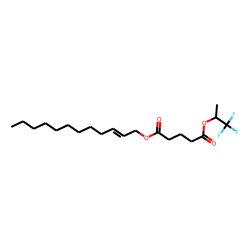 Glutaric acid, dodec-2-en-1-yl 1,1,1-trifluoroprop-2-yl ester