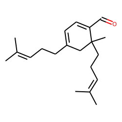 6-Methyl-4,6-bis(4-methylpent-3-en-1-yl)cyclohexa-1,3-dienecarbaldehyde