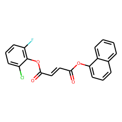 Fumaric acid, naphth-1-yl 2-chloro-6-fluorophenyl ester