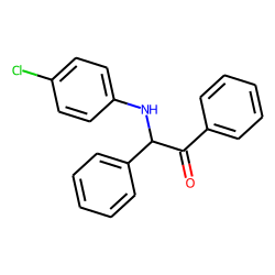 Acetophenone, 2-phenyl-2-(4-chlorophenylamino)