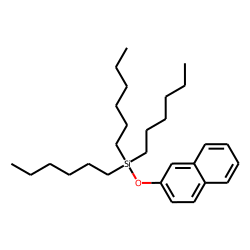 2-Trihexylsilyloxynaphthalene