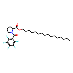 L-Proline, N-(pentafluorobenzoyl)-, hexadecyl ester