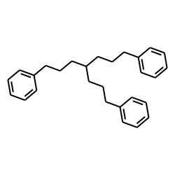 Benzene, 1,1'-[4-(3-phenylpropyl)-1,7-heptanediyl]bis-