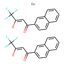 Bis(1-(2-naphthyl)-4,4,4-trifluoro-1,3-butanedionato)copper