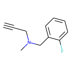 Benzylamine, o-fluoro-n-methyl-n-2-propynyl-