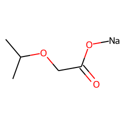 Isopropoxyacetic acid, sodium salt