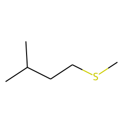 Butane, 3-methyl-1-(methylthio)-