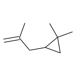 Cyclopropane, 1,1-dimethyl-2-(2-methyl-2-propenyl)-