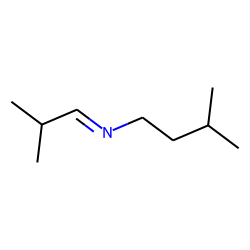 3-methylbutanamine, N-(2-methylpropylidene)