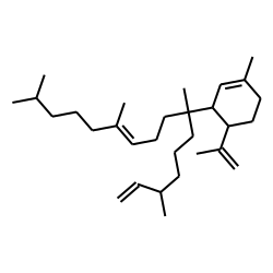 1-Methyl-4-(1-methylethenyl)-3-[1-methyl-1-(4-methyl-hex-5-enyl)-5,9-dimethyldec-4-enyl] cyclohexene