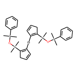 1,1'-Bis(3-phenyl-1,1,3,3-tetramethyl disiloxanyl) ferrocene