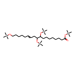 9,10,18-trihydroxyoctadec-12-enoic acid, TMSi ester TMSi ether
