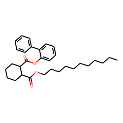 1,2-Cyclohexanedicarboxylic acid, 2-biphenyl undecyl ester