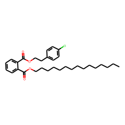 Phthalic acid, 2-(4-chlorophenyl)ethyl pentadecyl ester