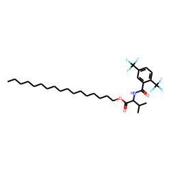 L-Valine, N-(2,5-ditrifluoromethylbenzoyl)-, heptadecyl ester