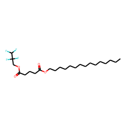 Glutaric acid, 2,2,3,3-tetrafluoropropyl pentadecyl ester