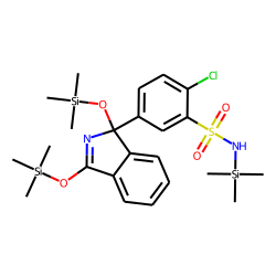 Chlorthalidone, tris(trimethylsilyl) derivative