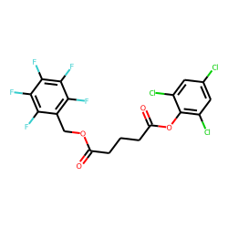 Glutaric acid, 2,4,6-trichlorophenyl pentafluorobenzyl ester