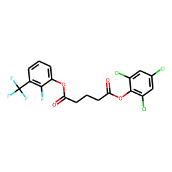 Glutaric acid, 2,4,6-trichlorophenyl 2-fluoro-3-trifluoromethylphenyl ester