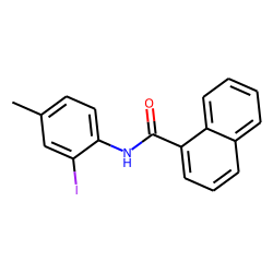 1-Naphthalenecarboxamide, N-(2-iodo-4-methylphenyl)-