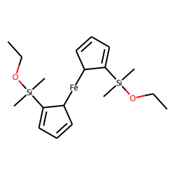 1,1'-Bis(dimethylethoxysilanyl) ferrocene