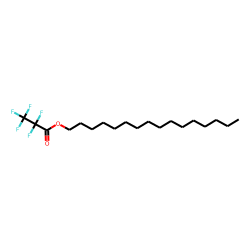 Pentafluoropropionic acid, hexadecyl ester