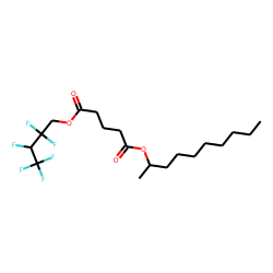 Glutaric acid, dec-2-yl 2,2,3,4,4,4-hexafluorobutyl ester