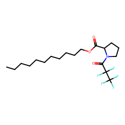 L-Proline, N-pentafluoropropionyl-, undecyl ester