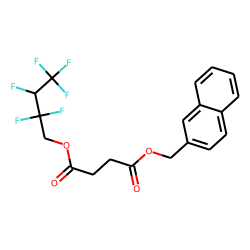 Succinic acid, naphth-2-ylmethyl 2,2,3,4,4,4-hexafluorobutyl ester