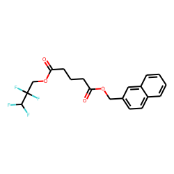 Glutaric acid, 2,2,3,3-tetrafluoropropyl (2-naphthyl)methyl ester