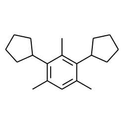 1,3,5-Trimethyl-2,6-di(cyclopentyl)benzene